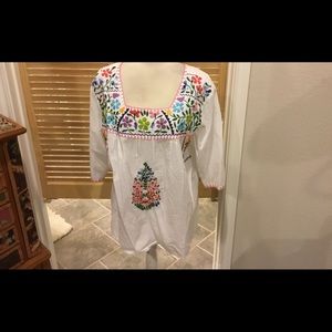 Traditional embroidered top.